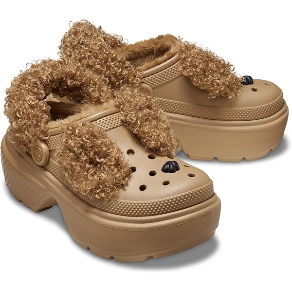 Amazon.com | Crocs Unisex-Adult Stomp Quilted Clog, Cork, 6 Women