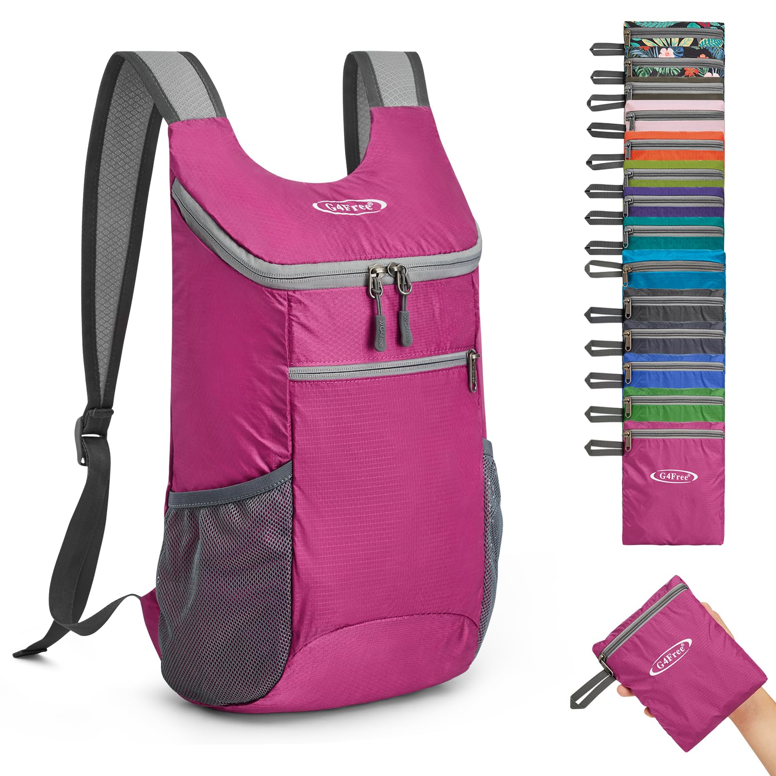 G4Free 11L Ultra Lightweight Backpack Small Foldable Rucksack Unisex Hiking Bag