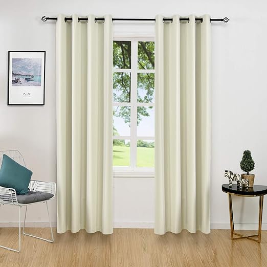 Amazon Com Allbright Thermal Insulated Grommet Blackout Curtains