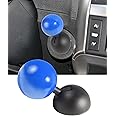 UBOG Car One-Button Start Lever,Push to Start Button Rocker,Car Accessories Automotive One Button Start Lever,Car Engine Start Stop Button Decorative Ball-Bar,Push Start Button Cover for Cars (Blue)