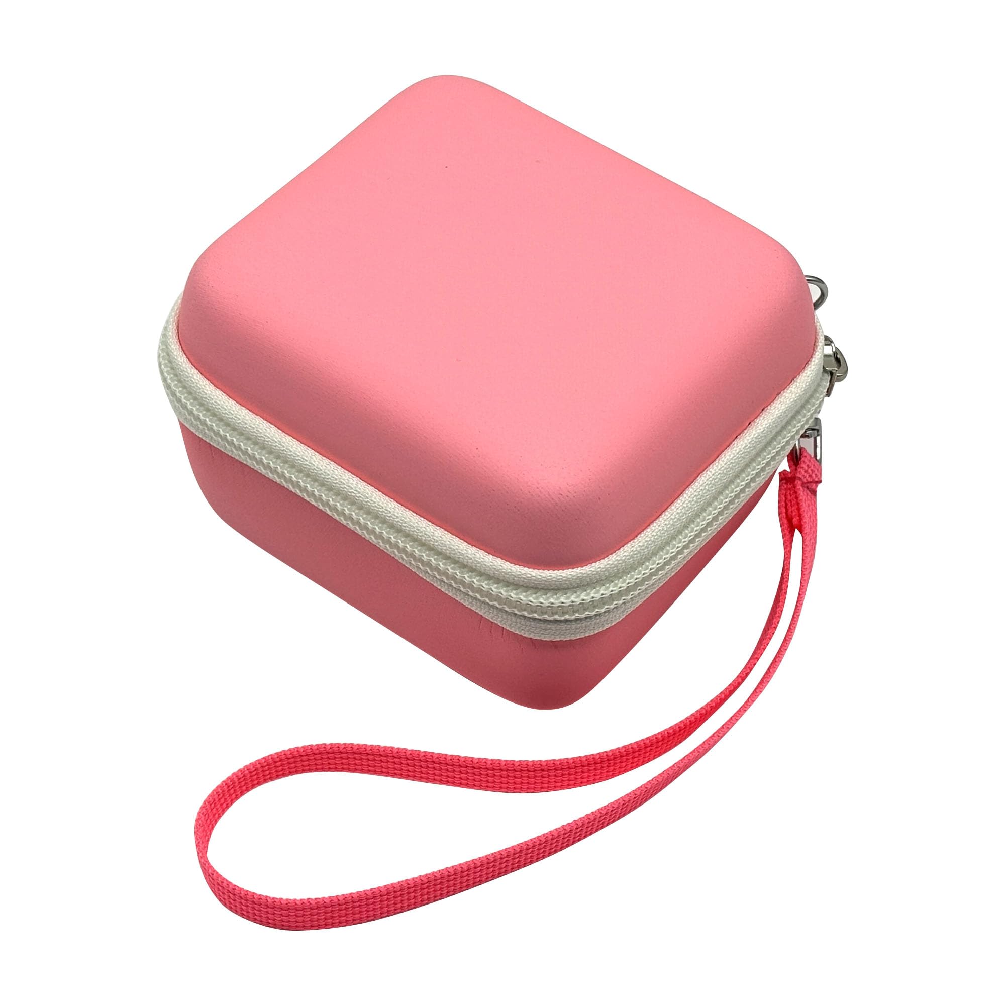 Photo 1 of Travel Storage Case and Silicone Shell Cover for Yoto Mini Kids Audio & Music Player. Holder Bag for Children’s Speaker Plays Audiobook Cards and Accessories for Boys and Girls (Pink)