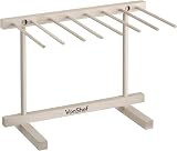 VonShef Pasta Drying Rack Collapsible Wooden Noodle Stand Beech Eight Arms view 5
