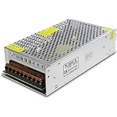 ALITOVE 5V 40A DC Power Supply 200W 4.5V 5.5V Power Adapter 110V/220V AC to DC 5 Volt 40 Amp Converter Low Voltage Transformer 2 Output LED Driver for WS2812B WS2811 LED Strip Pixel Light CCTV Camera