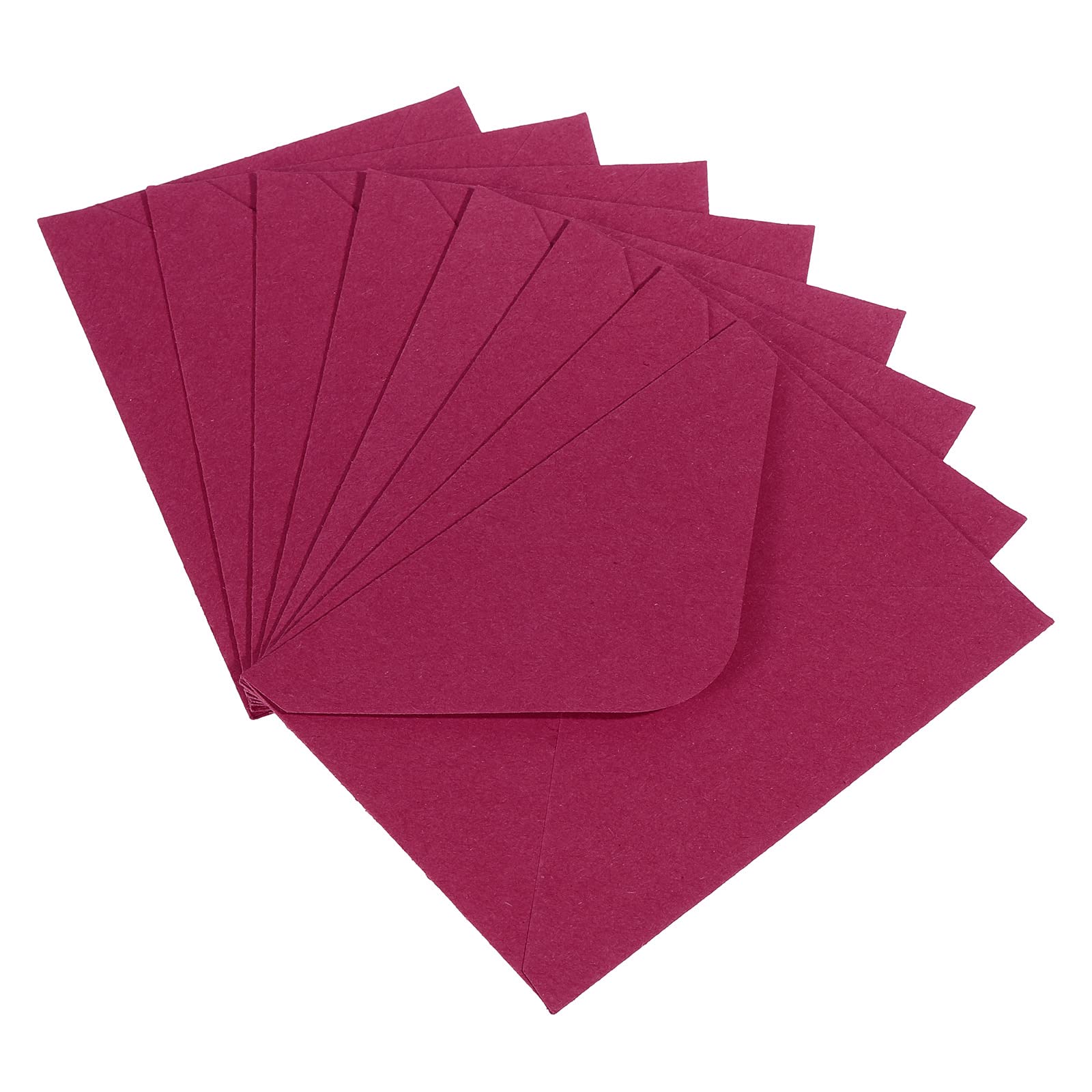 PATIKIL Mini Envelopes, 50 Pack Mini Gift Card Business Card Envelope for Greeting Weddings, Dark Red — image 1