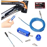BUCKLOS Bike Frame Internal Cable Routing Tool Kit Fit for 4-5.5mm Housing | Bicycle frame hydraulic inner hose, DI2 E-Tube, built-in storage design easy for mountain bike, ebike, road bike(BT06)