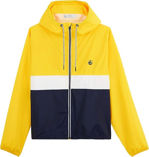 Petit Bateau Coupe Vent Smo Ma Impermeable Multicolore Smoking Marshmallow Shine Cq0 Large Donna Amazon It Abbigliamento