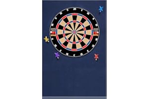 Windkream Extended Length Dartboard Surround Wall Protector for Professional 17.75 and 18 in Dartboard Felt Wall Tiles Dart Board Backer, 36 H x 24 W x 0.5 Thickness