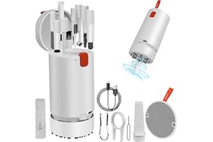 GRETE GOTYE 21-in-1 Keyboard Cleaning Kit, Upgraded Electronic Cleaner Kit with Mini Vacuum for Laptop, iPad, iPhone, Camera, Earbud, All-in-one Multifunctional Computer Screen Cleaning Brush Tools