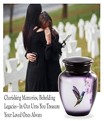 Hummingbird Keepsake Urn, Hummingbird Mini Urn for