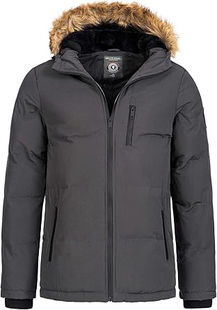 shiny bubble coat mens