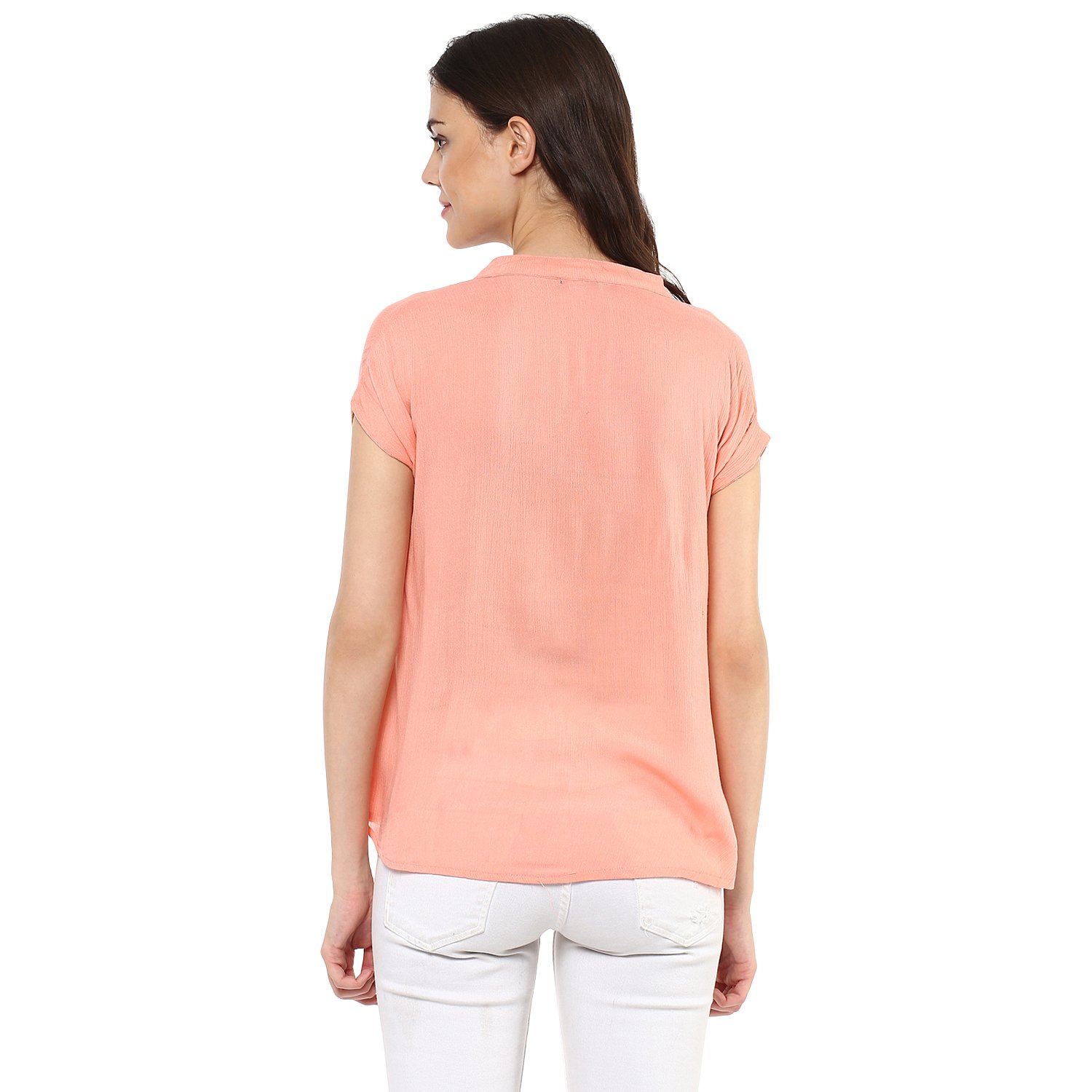 mayra women's silk cotton rayon top (1708t09641)