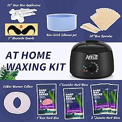 Anruz Waxing Kit for Women Men - Wax Kit for Hair