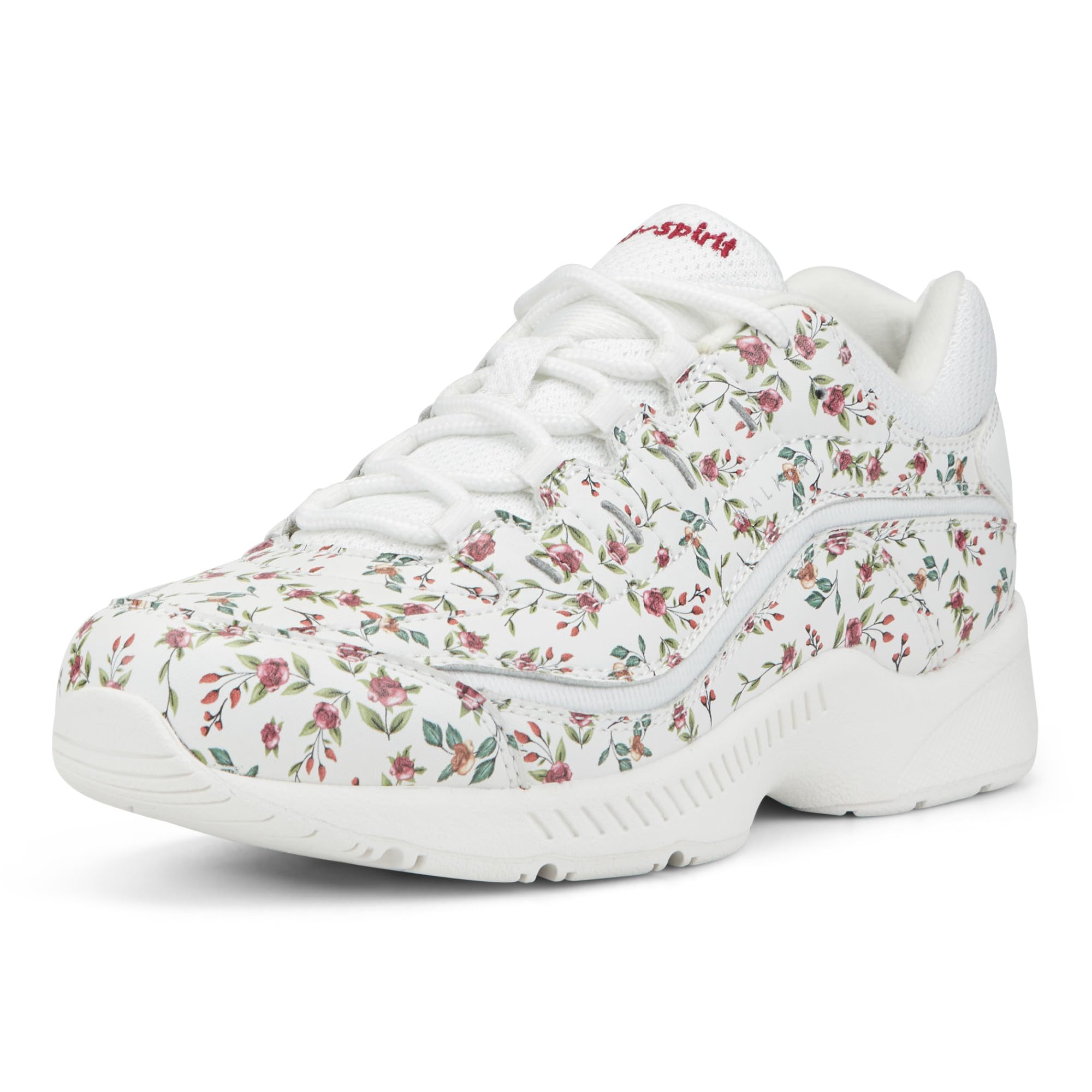 Easy Spirit Romy Women's Walking, 5 B(M) US, White Floral-White Image