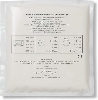 Hotties Replacement Core Thermal Pack for Hotties Backwraps Microhotties