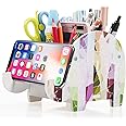 MOKANI Pen Pencil Holder for Desk Cute Elephant Gifts Desk Organizer Marker Makeup Brush Holders Workspace Organizers Office Decor Accessories with Phone Stand Christmas Gifts For Women Men Adults
