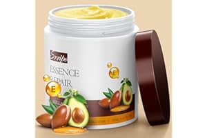 Collagen Hair Mask for Deep Conditioning, Keratin Hair Treatment with 4 Hydrolyzed Proteins, Moroccan & Avocado Oils Conditioner for Nourish, Calendula Gentian Extracts Care Dry & Damaged Hair