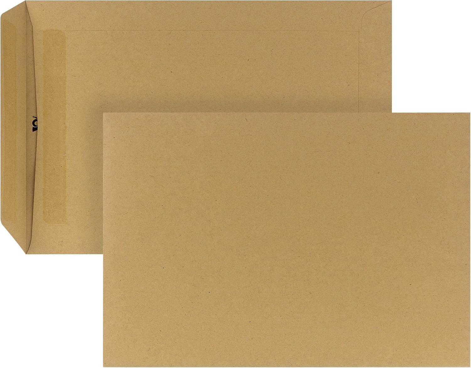 Post 04240331 Pack of 500 Mailing Envelopes Self Seal C5 162 x 229 mm, 75 g, Brown