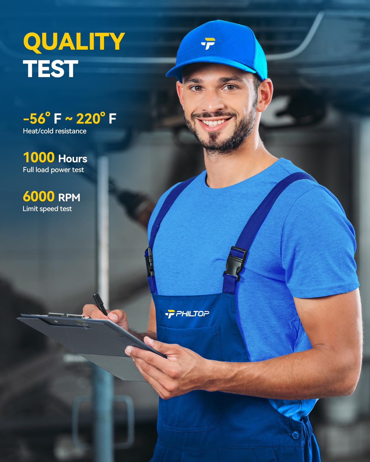 PHILTOP Alternator Compatible with Ford F-150