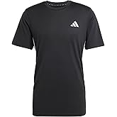 Adidas Mens Train Essentials Feelready 3-Stripes T-Shirt