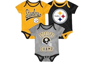 Outerstuff NFL Newborn Infants Champ 3 Piece Creeper Bodysuit Set