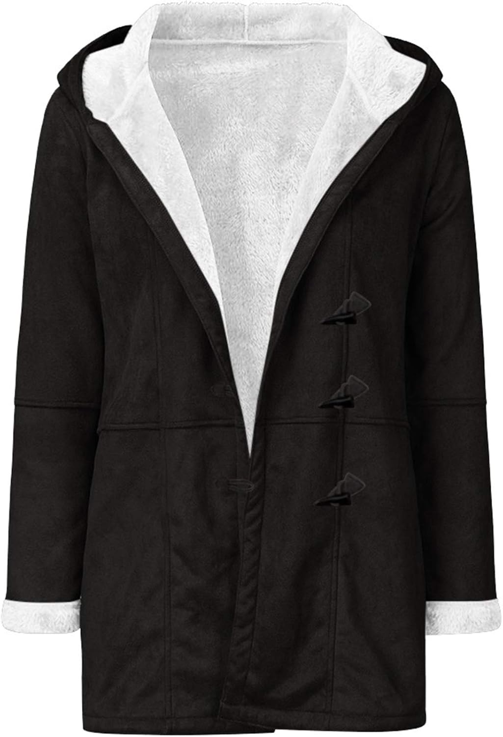 women's fuzzy jacket with hood