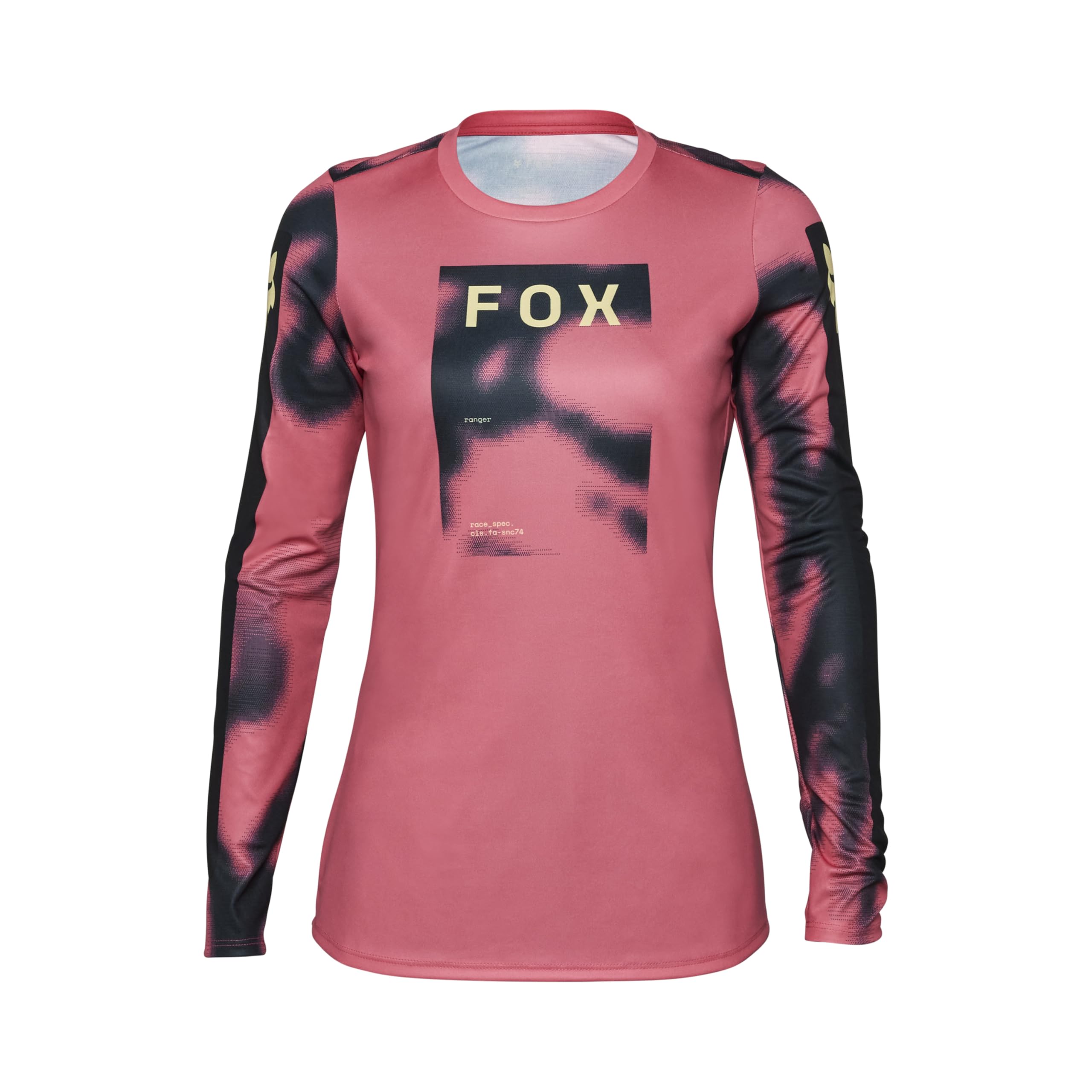 Fox Racing Women's Long Sleeve Cycling Jersey Lady Ranger Taunt Guava Shirt, Guava, S EU