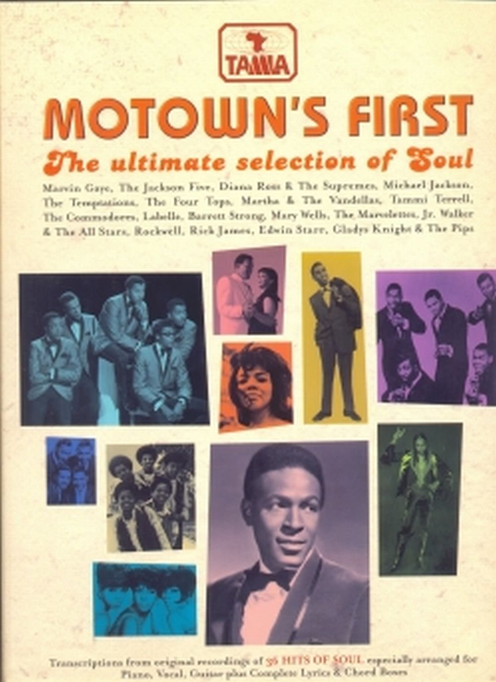 MOTOWN FIRST - 36 HITS OF SOUL --- CHANT, GUITARE OU PIANO
