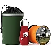 Aystkniet Arborist Throw Line Kit with Slick Rope &amp; 12/14/16oz Throw Weight &amp; Reflective Storage Bag, Polyester Throw Line and Arborist Throw Ball Kit for High Limbs Trimming Cutting Tree Work