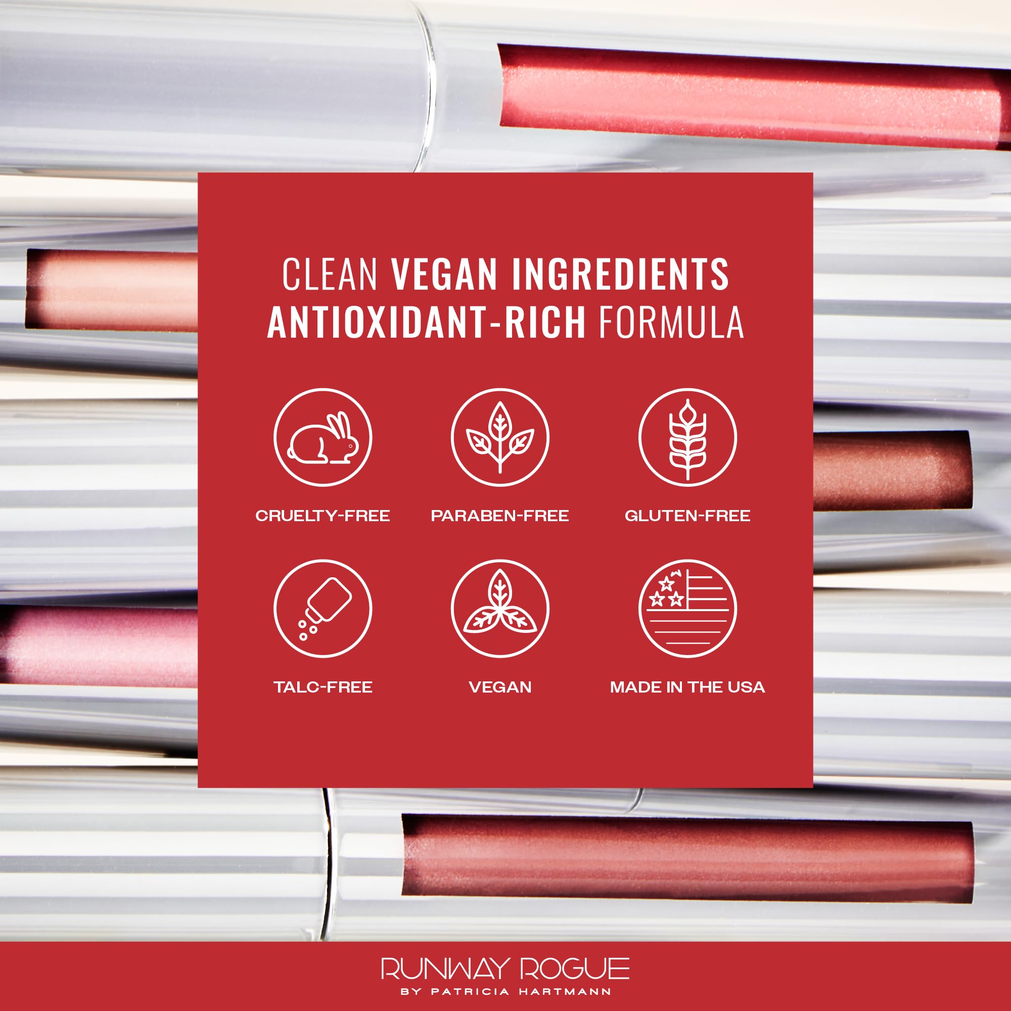 Runway Rogue LuxGloss Lip Gloss, High-Pigment Shimmery Soft Pastel-Pink Lip Gloss, ‘Catwalk’