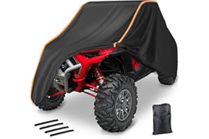 StarknightMT RZR UTV Cover 2-3 Seater - Waterproof 420D Heavy Duty Outdoor Storage Cover Compatible with Polaris RZR Ranger Commander Defender YXZ 1000R Rhino Pioneer Maverick Sport ZFORCE General