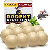 Upgraded Large Mouse Repellent Ball, High-Purity Peppermint Oil Rodent Repellent, Long-Lasting Moth Balls for Outdoor Use, Mice Deterrent for Indoor Use for House, Garage, Garden - 10 Balls