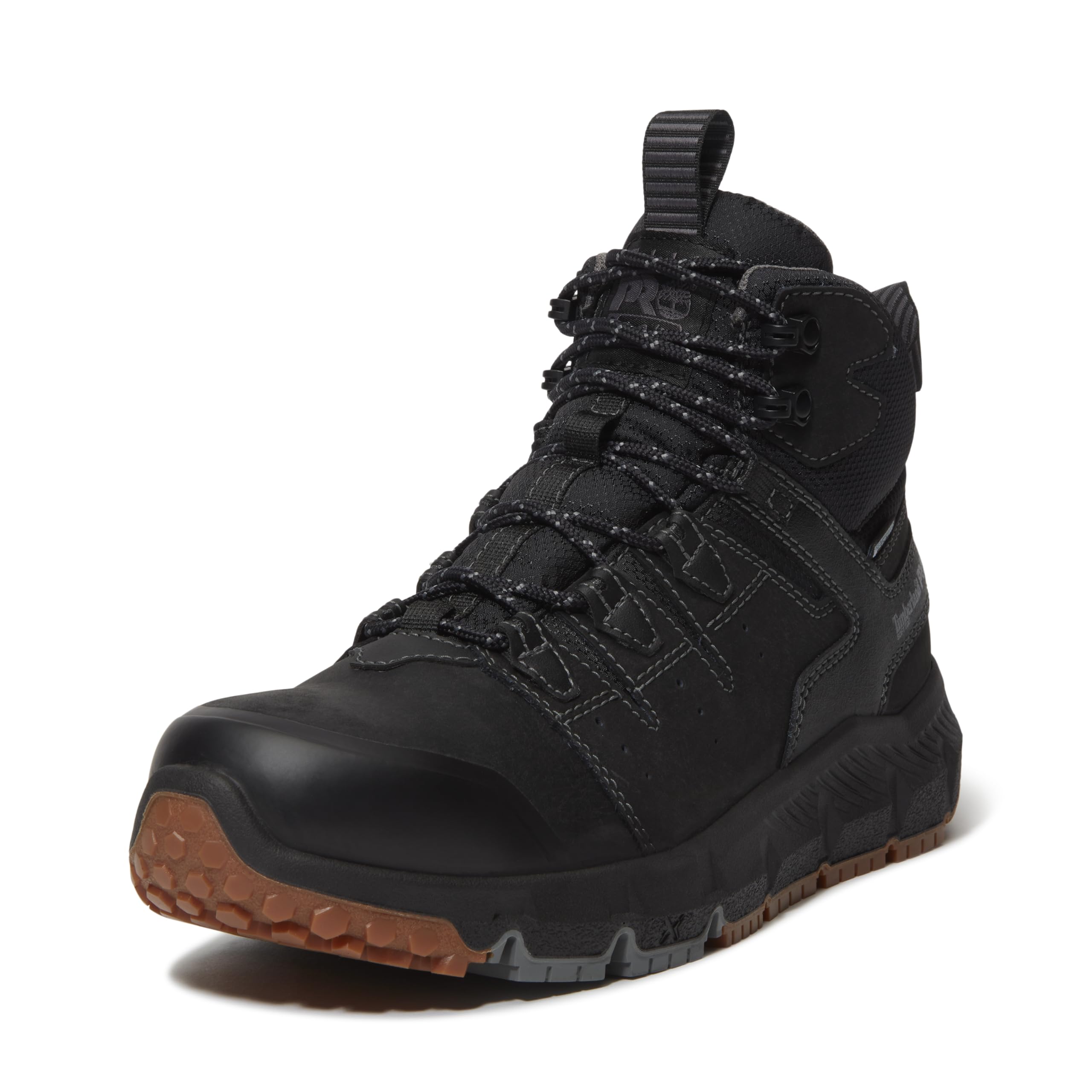 Photo 1 of Timberland PRO Men's Tempe Soft Toe Waterproof Industrial Work Boot, Black, 12W