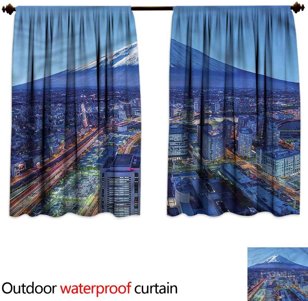 MaryMunger Doorway Curtain Wanderlust Mosaics Tiles Global Simple Stylish Waterproof W55x39L Inches