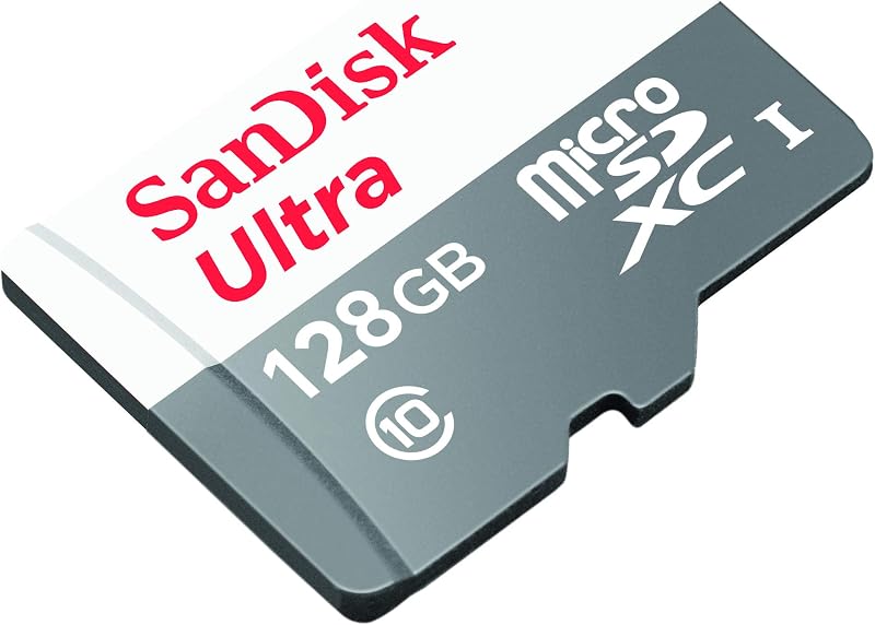 SanDisk Ultra 128GB MicroSDXC Card A1 App Performance Class 10 U1 up to 80MB/S