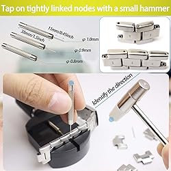 GLDCAPA Watch Link Removal Kit, Watch Band Sizing