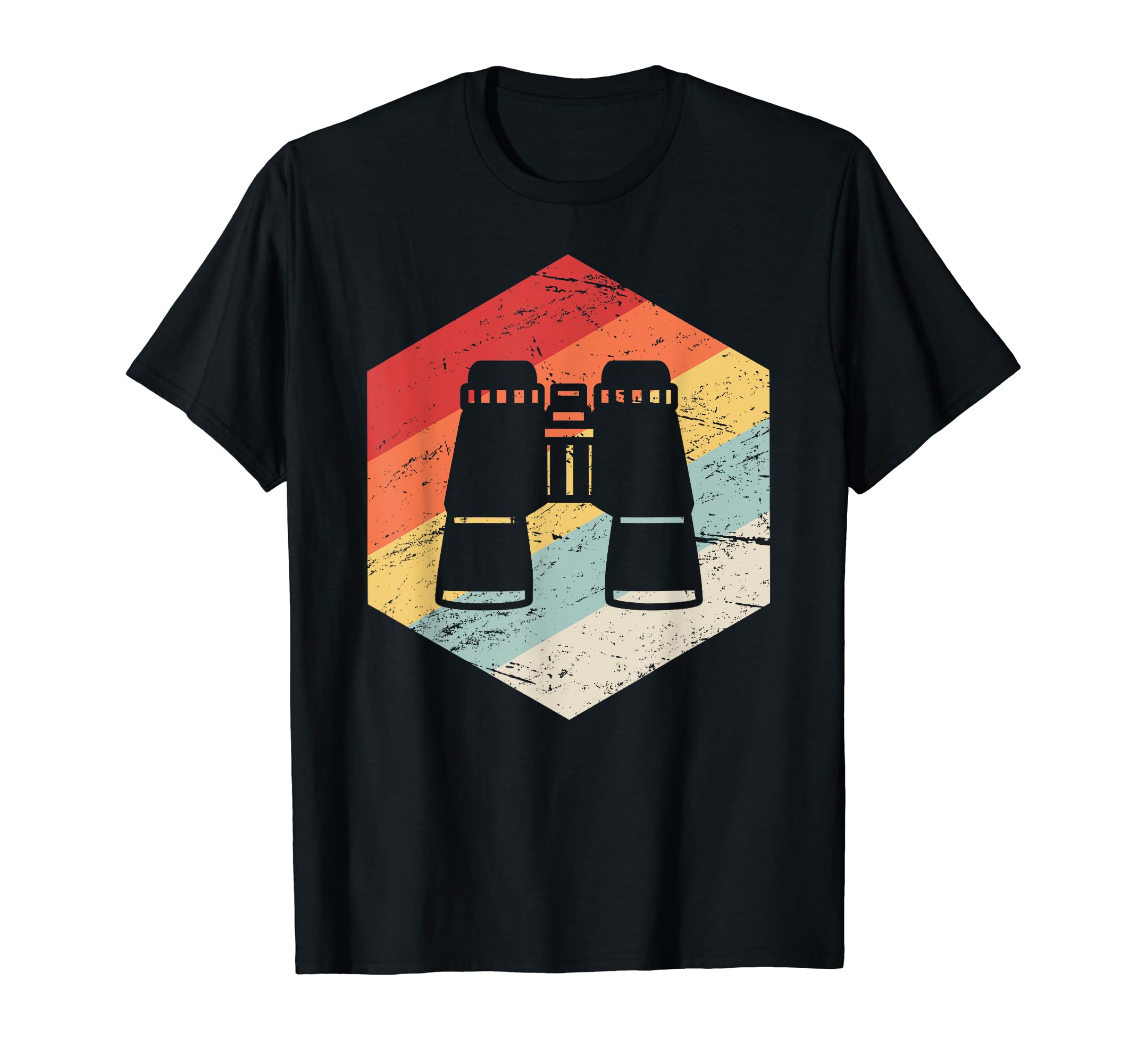 Retro Binoculars Birdwatching T-Shirt T-Shirt