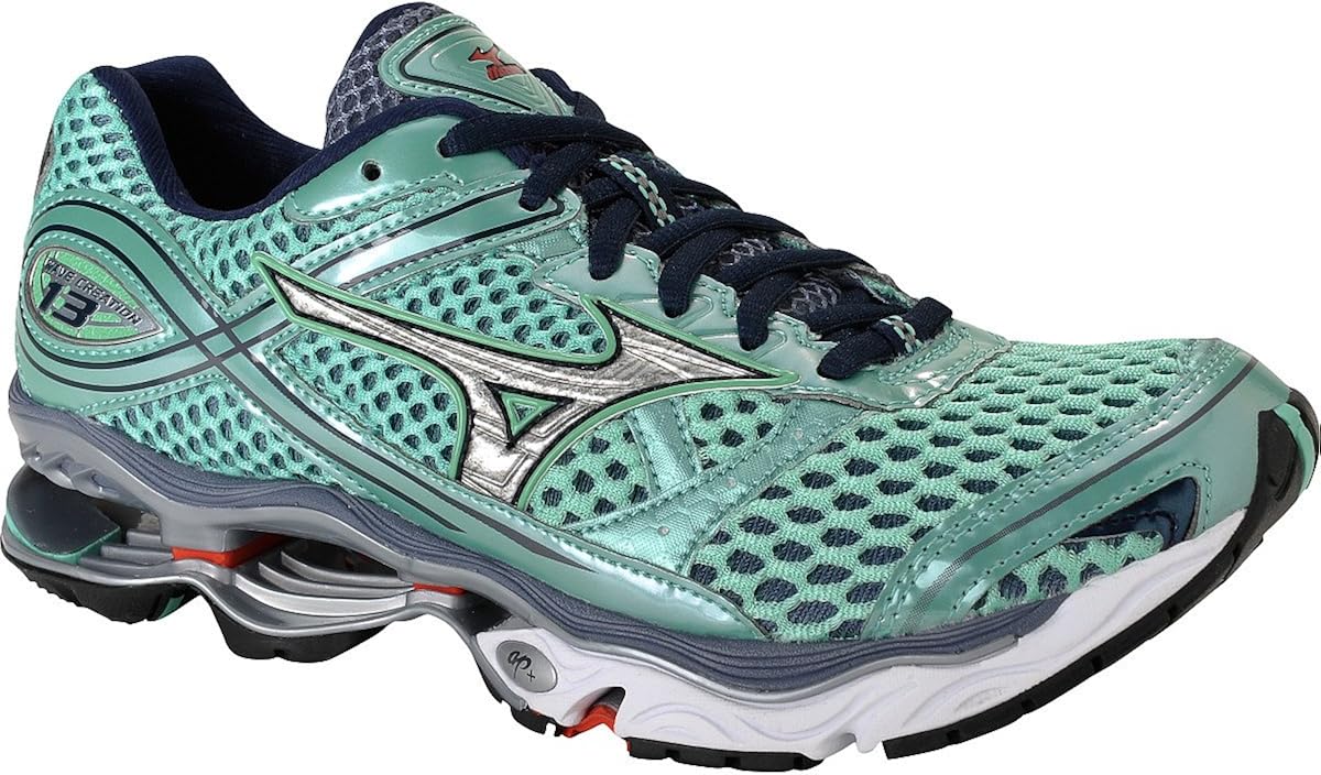 Mizuno Womens Wave Creation 13 Green Running Shoes US 8 NIB Running
