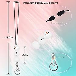 BIHRTC Teacher Lanyards with Clip for ID Badges and