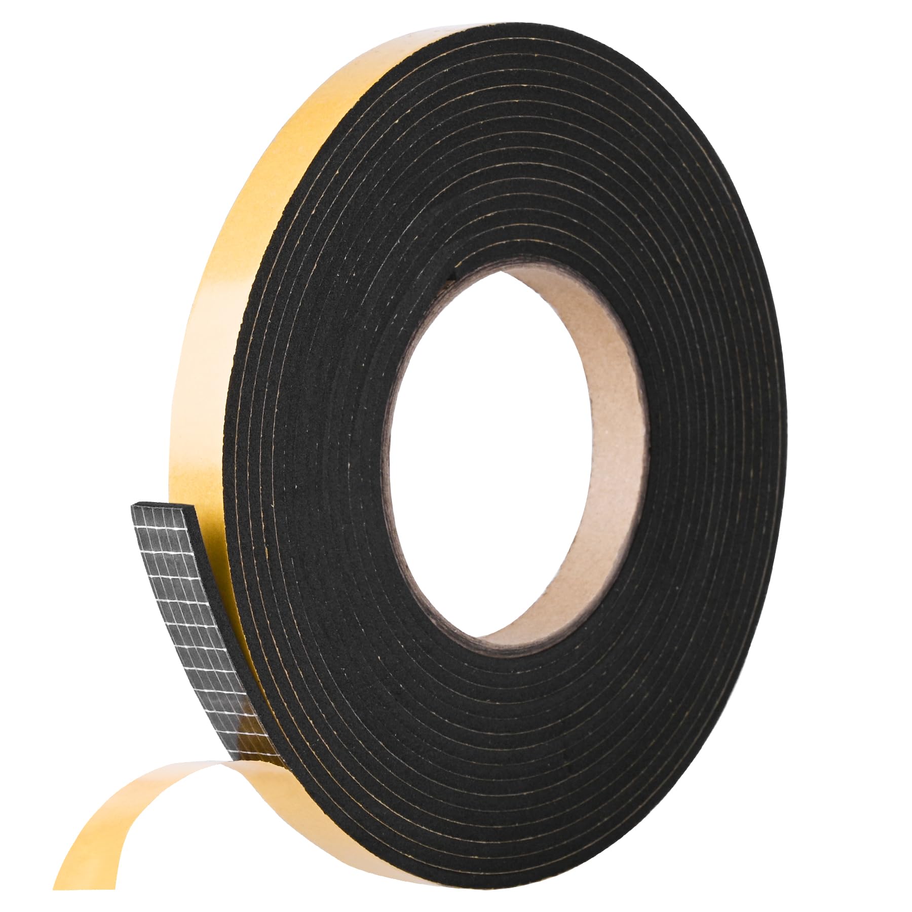 Self Adhesive Foam Tape Weatherstrip 1/2in x 1/8in