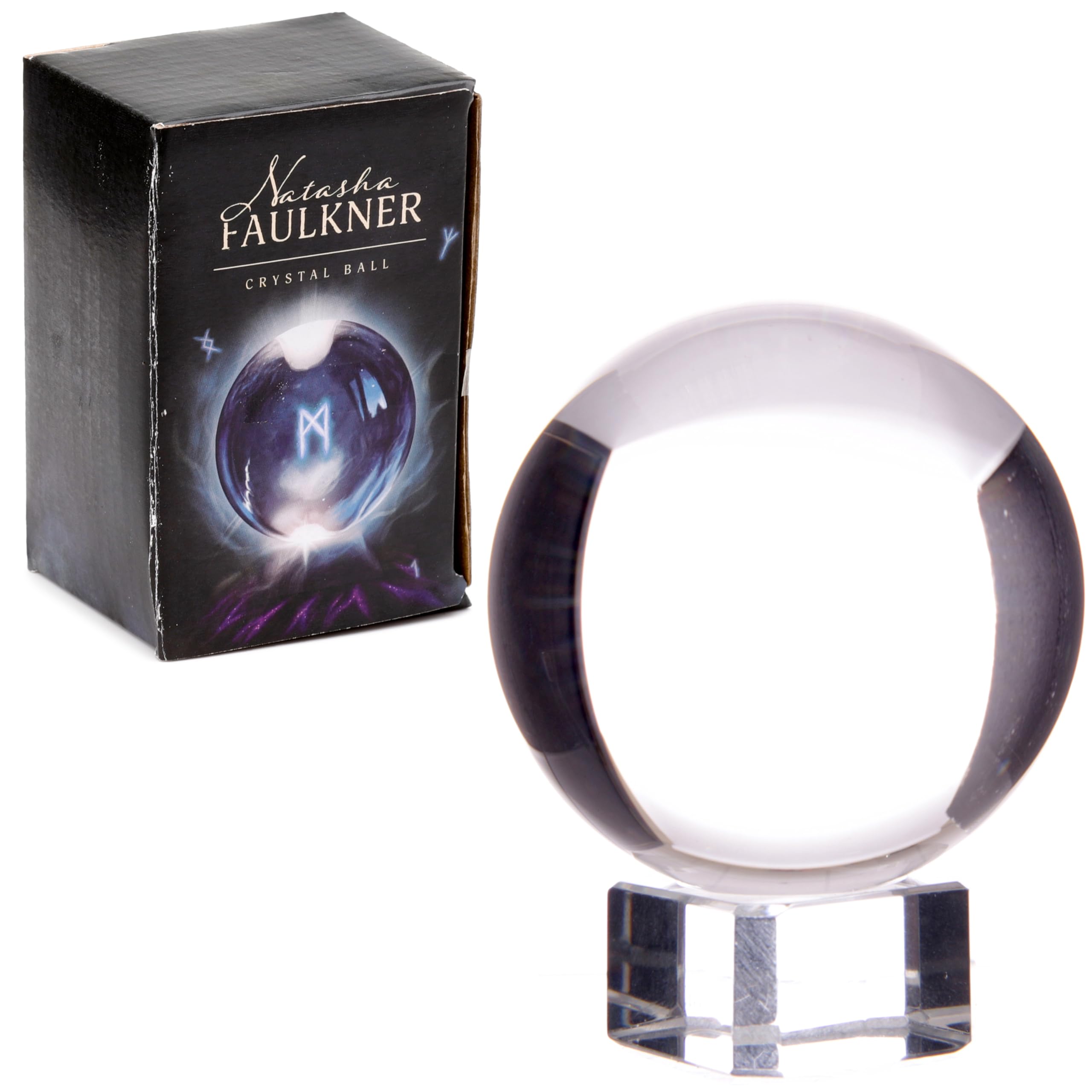 Puckator Natasha Faulkner Crystal Ball with Glass Stand & Gift Box 5cm