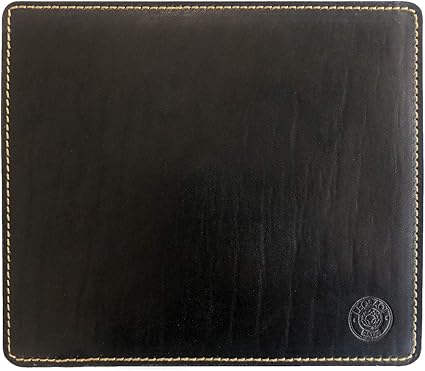 Amazon Co Jp マウスパッド 馬ヌメ革 マウスパット レザー 革 オフィス ビジネス ステーショナリー マウス パッド 敷物 ブラック 家電 カメラ