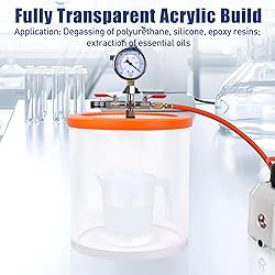 BACOENG 3 Gallon Vacuum Chamber with 4 CFM Vacuum