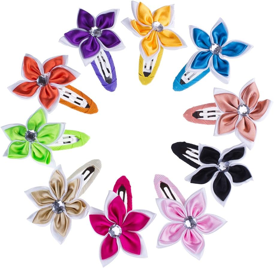 Liana Mai Boutique Baby Girls Toddler Hair Clips with Flower