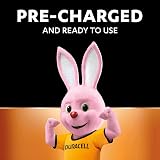 Duracell Rechargeable AA Batteries 2500 mAh NiMH Pack of 4 view 7