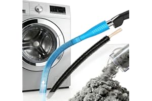 2 Pieces Dryer Vent Cleaning Kit - Flexible Lint Vacuum Hose Attachment for Dryer, Lint Brush & Lint Remover,Dryer Vent Clean