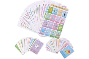Ambercalm Baby Shower Games in Spanish English for 50 Players,Mexican Bingo Juegos para Baby Shower en Español for Boy and Girl,Funny Spanish Bingo Card Games