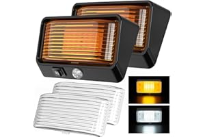 BlueFire RV Exterior LED Porch Light with Motion Sensor – Waterproof, Energy Efficient, Easy Installation, Bright Outdoor LED Lighting for Camper, Trailer, Motorhome (Black)