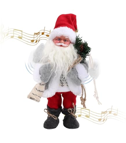 Amazon Juguete De Papa Noel Bailando Papa Noel Perreador Papá Noel