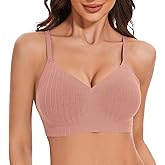 Comfortable Wireless Push Up Bra for Women No Underwire Seamless Bra with Support Full Coverage Padded Bralette