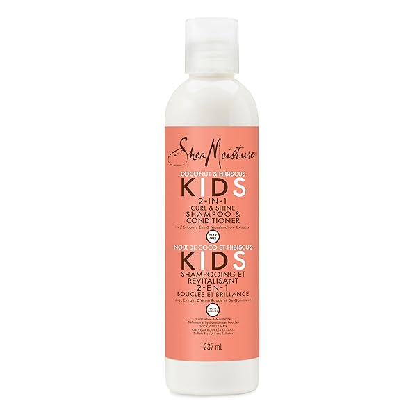 SHEAMOISTURE 2-IN-1 SHAMPOO AND CONDITIONER FOR KIDS COCONUT...